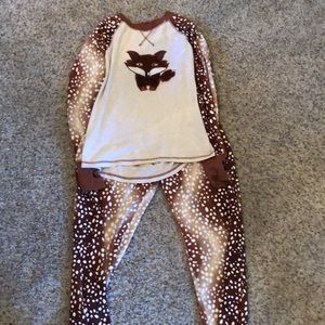 Adorable soft fox pjs size med